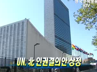 UN, 北 인권결의안 상정