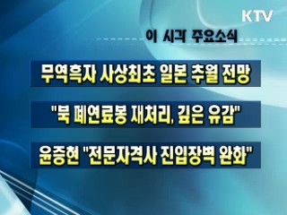 이 시각 주요소식(단신)