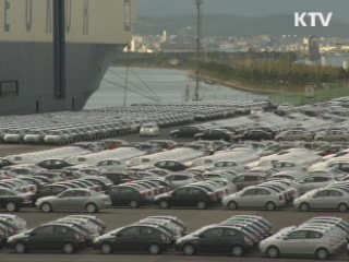 지난달 자동차 수출량 월간 최대 실적