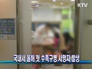 국내서 올해 첫 수족구병 사망자 발생