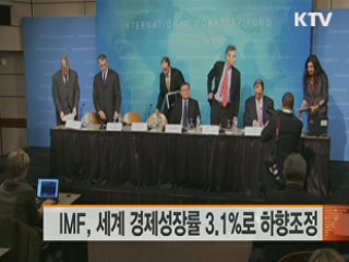 IMF, 세계 경제성장률 3.1%로 하향조정