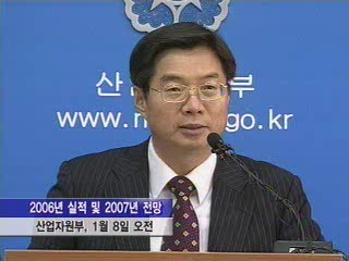산자부, 주요업종별 06년 실적 및 07년 전망
