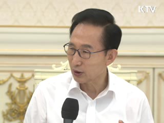 이 대통령 "고소득 노조 파업, 바람직하지 않아"