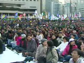 경찰, `불복종 미신고 집회에 원칙 대응`