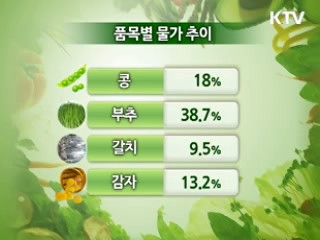 물가 하락 반전…3%대 안정세 복귀