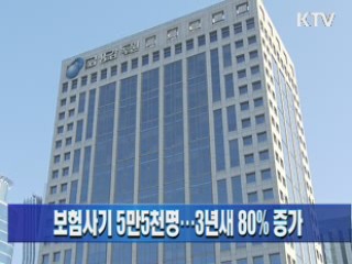 보험사기 5만5천명···3년새 80% 증가