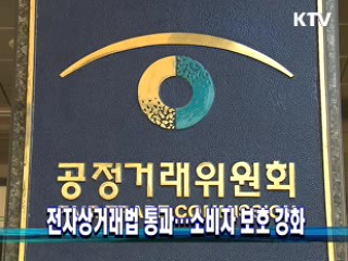 전자상거래법 통과…소비자 보호 강화