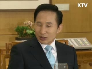 이 대통령, 5부 요인과 오찬