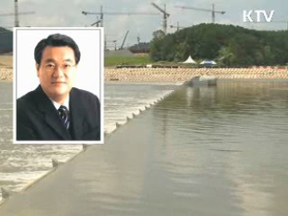 정진석 수석 "4대강 공방 정치생명 걸어야"