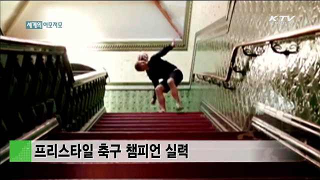 프리스타일 축구 챔피언 실력 [세계 이모저모]