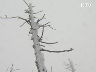 덕유산 은빛 설경 장관