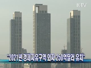 "2021년 경제자유구역 외자 250억달러 유치"