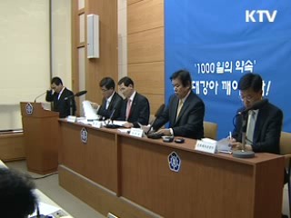 4대강 살리기 22조2천억원 투입