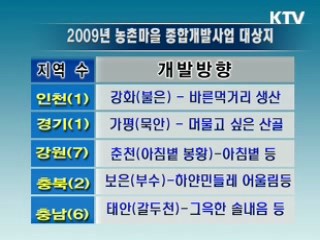 농촌종합개발 대상지 45곳 선정
