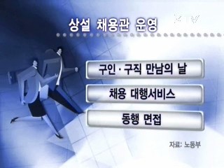 고용지원센터 '지역별 상설채용관'