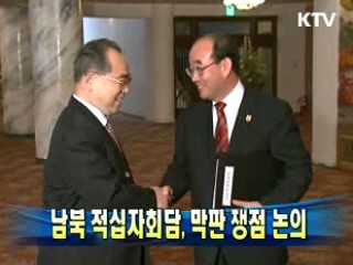 남북 적십자회담, 막판 쟁점 논의