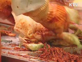 김치 수출 증가…1억달러 재현 기대