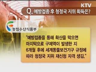 구제역 예방접종 '오해와 진실'