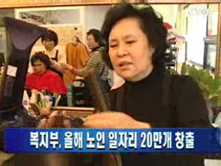 복지부, 올해 노인 일자리 20만개 창출