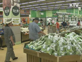 소비자물가 상승률 넉달째 2%대 안정세