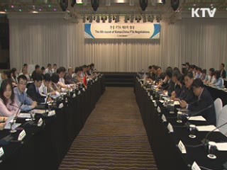 한중FTA 6차 협상 '기본지침 의견 접근'