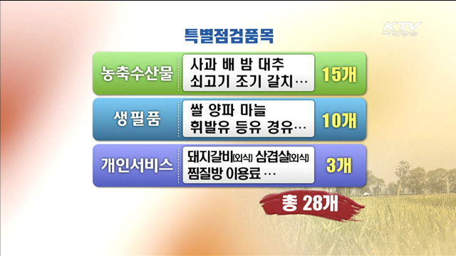 정부 추석물가 특별 점검…중소기업에 21조 원 공급