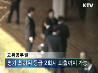 고위공무원 '퇴출요건' 완화···책임성 강화