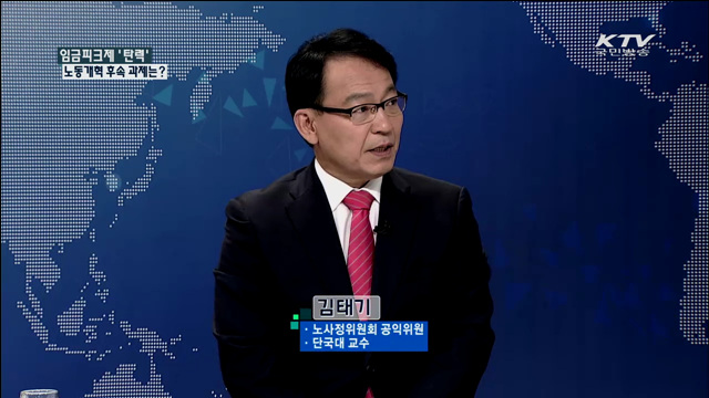 임금피크제 탄력 노동개혁 후속 과제는? [집중 인터뷰]
