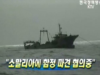 ‘소말리아에 함정 파견 협의중’