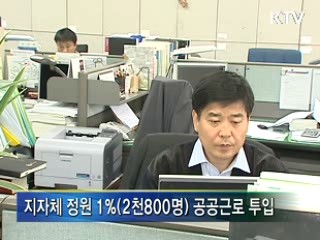 지자체, 공공근로 2천800명 선발·투입