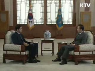 이 대통령, 외신과 '릴레이 인터뷰'