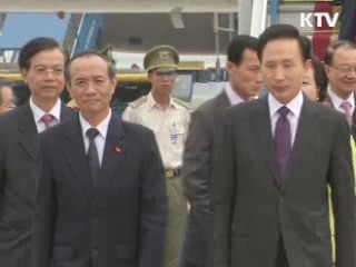 이 대통령, 베트남서 오늘 정상회담
