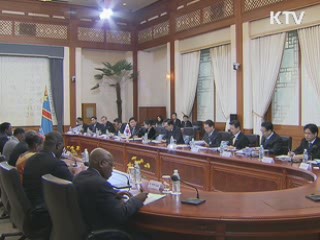 한-콩고, 콩고 재건사업 적극 협력