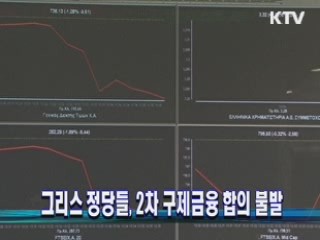 그리스 정당들, 2차 구제금융 합의 불발