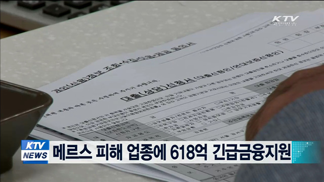 메르스 피해 업종에 618억 긴급금융지원