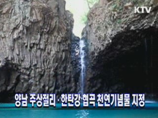 양남 주상절리·한탄강 협곡 천연기념물 지정