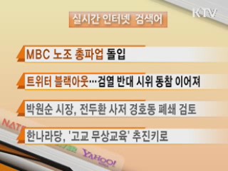 실시간 인터넷 검색어